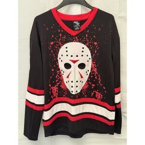 Friday the 13th Jason Vorhees Hockey Jersey Sz Large